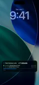 Rest timer on the Lock Screen