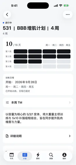 计划详情